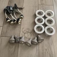 Set faretti orientabili LED GU10 220v