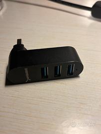 Hub USB-C Sabrent 3 Porte USB 3.0