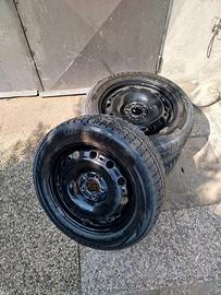 Ruote complete Bridgestone invernali 