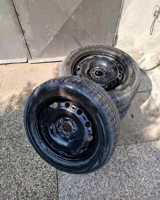 Ruote complete Bridgestone invernali 