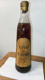 Bottiglia di vino storica Vino di Capri della rise