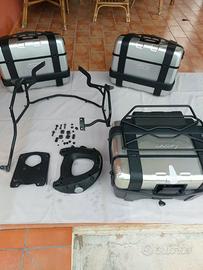 TRIS VALIGE GIVI COMPRESO SUPPORTO