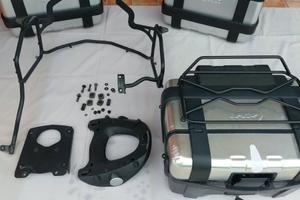TRIS VALIGE GIVI COMPRESO SUPPORTO