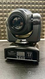 4 Luci teste mobili led 60w 2 wash centralina dmx