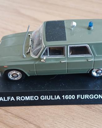 carabinieri alfa romeo Giulia 1600 furgonata 1972