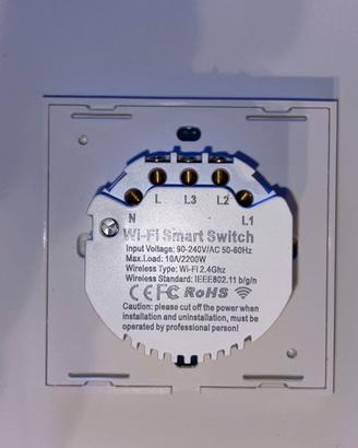 Wi-Fi Smart Switch - Interruttore touch panel