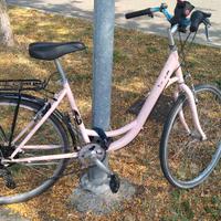 Bicicletta city bike btwin donna