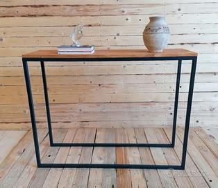 Consolle legno e ferro