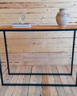 Consolle legno e ferro