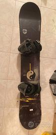 Snowboard Salomon Rude 159 + attacchi