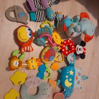 lotto 12 giochi sonagli neonati