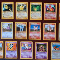 LOTTO CARTE POKEMON RARE - SET BASE (PRIMA EDIZ.)