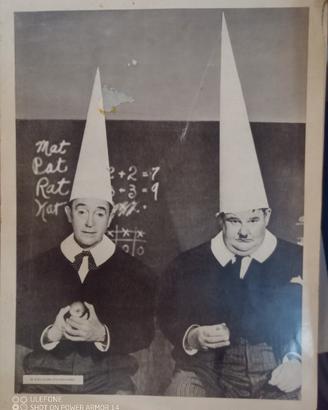 Stan Laurel & Oliver Hardy locandina d'epoca 
