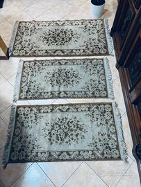 Tris tappeti camera da letto