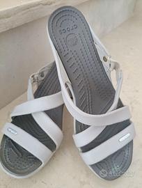 Ciabattine Crocs con tacco