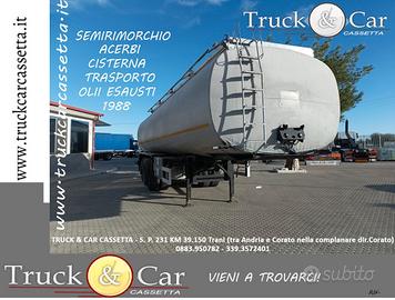 RIF.1066 SEMIRIMORCHIO ACERBI 15L2-1988-CISTERNA