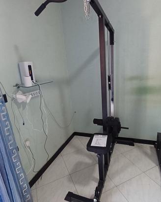 lat machine + pulley 