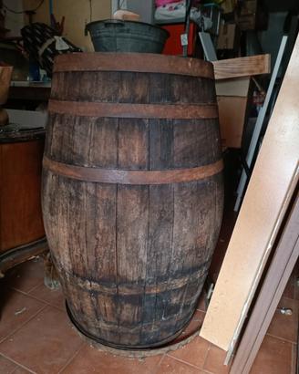 Botte in legno vintage originale 