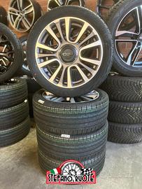 KIT CERCHI IN LEGA +GOMME FIAT 500 L DA 17 POLLICI