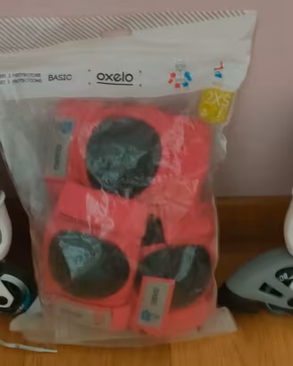  pattini in linea oxelo con kit protezioni 