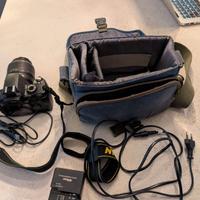 fotocamera digitale nikon d60+obiettivo+borsa