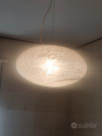Lampada a sospensione in vetro di murano 