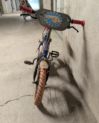 Bicicletta Spider-Man bimbo