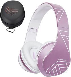 Cuffie Bluetooth, PowerLocus Cuffie Over Ear con M