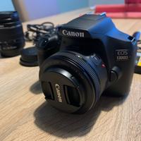 Canon Reflex EOS 1300 con obiettivi e accessori