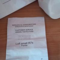 I Tre lampade da parete modello Loft n. 2 pezzi