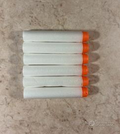 6 dardi Nerf bianchi