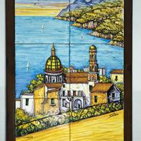 Ceramica Il vasaio, decorato Santoro 6 mattonelle