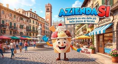 Bar gelateria in piazza centrale AziendaSi