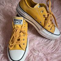 Converse cuck taylor platform gialle