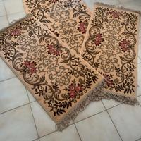 Tris tappeti Pura Lana Vergine Rossifloor Rosa