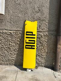 Insegna Agip smaltata