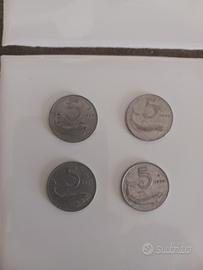 Rare monete da 5 lire