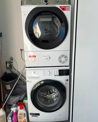 Lavatrice piu asciugatrice a colonna
