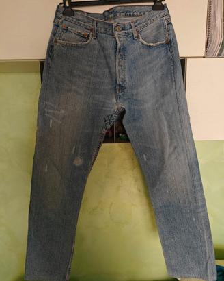 Jeans Levi's 501 vintage con toppe
