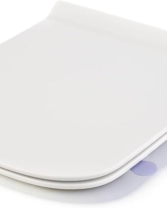Tavoletta WC Quadrata Corta in Urea, Sedile Ammort