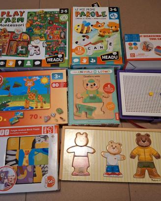 Giochi vari 2-6 anni