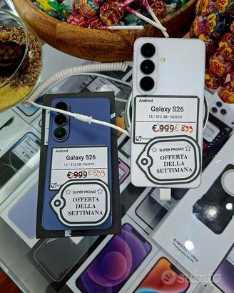 SAMSUNG GALAXY S26 5G 512GB nuovi PROMO