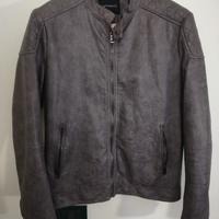 Giacca Pelle Grigia Gianni Lupo