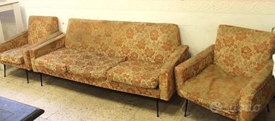 Divano + due poltrone vintage