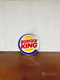 Grande insegna completa originale burger king
