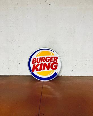 Grande insegna completa originale burger king