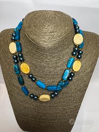 Collana lunga vintage 85cm - Bigiotteria d'epoca