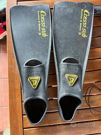 Pinne e piombi da immersione