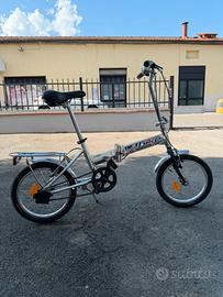 Bicicletta pieghevole 20” cromata