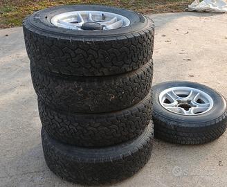 Cerchi in lega e gomme M+S